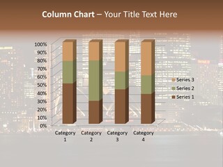 A Picture Of A City At Night With The Sydney Opera House In The Foreground PowerPoint Template