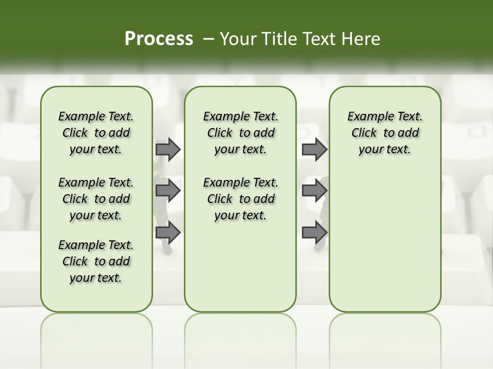 A Group Of Toy Soldiers Standing In Front Of A Keyboard PowerPoint Template