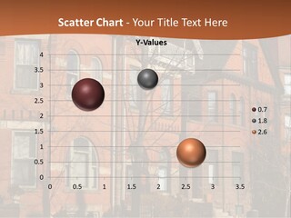A Row Of Houses With Trees In Front Of Them PowerPoint Template