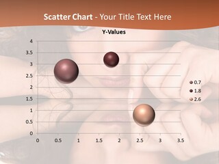 A Woman With Her Hands On Her Face PowerPoint Template
