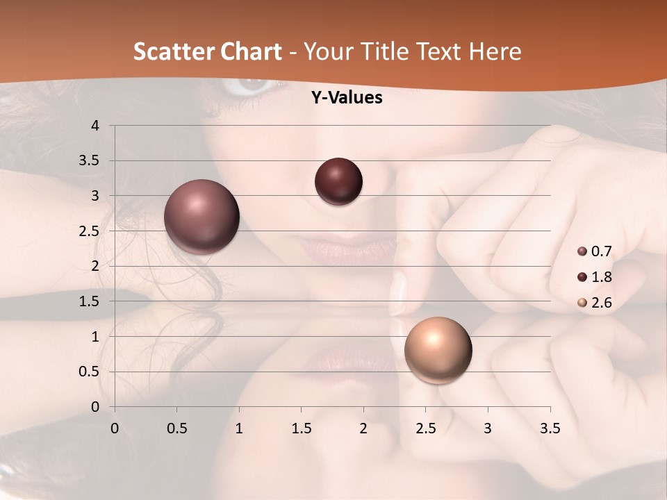 A Woman With Her Hands On Her Face PowerPoint Template