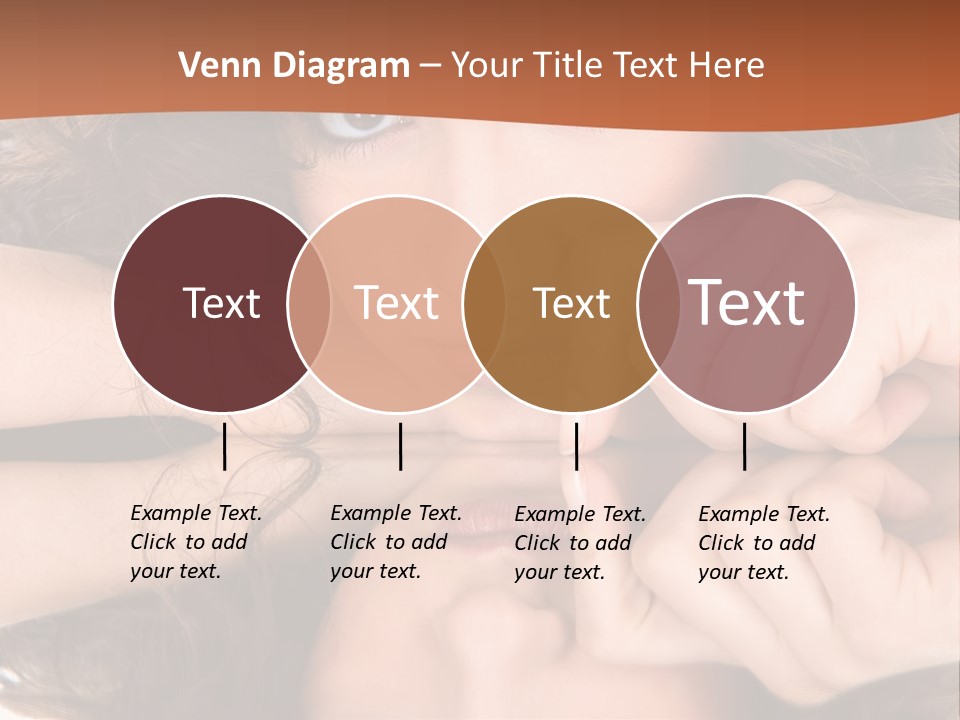 A Woman With Her Hands On Her Face PowerPoint Template