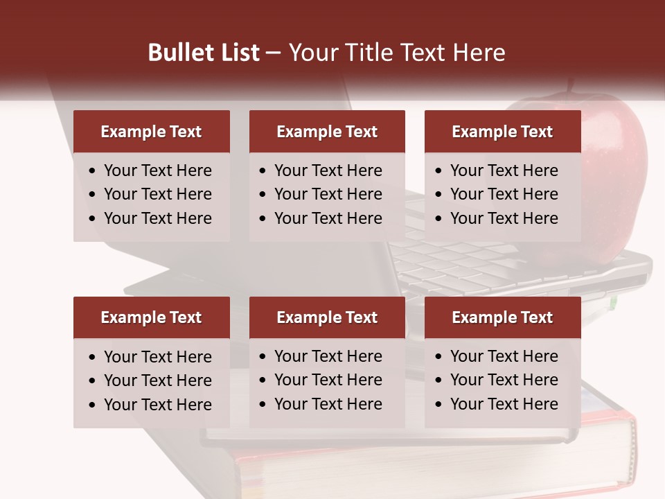 A Laptop Computer Sitting On Top Of A Pile Of Books PowerPoint Template