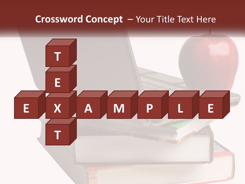 A Laptop Computer Sitting On Top Of A Pile Of Books PowerPoint Template