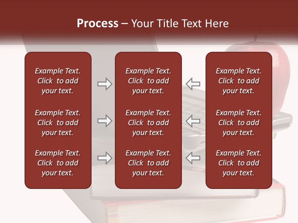 A Laptop Computer Sitting On Top Of A Pile Of Books PowerPoint Template