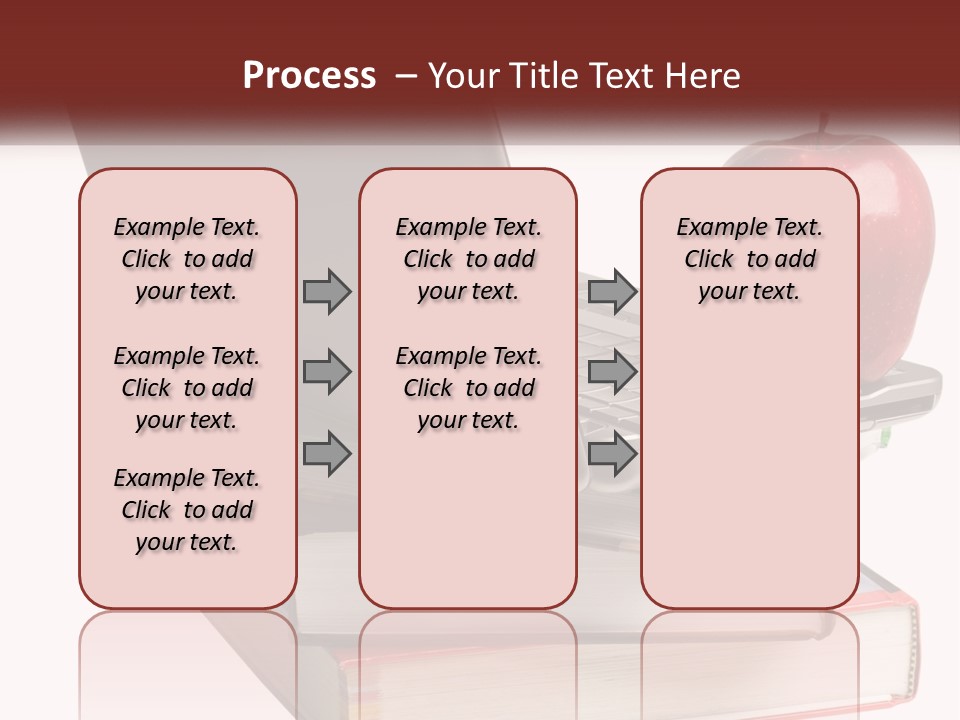 A Laptop Computer Sitting On Top Of A Pile Of Books PowerPoint Template