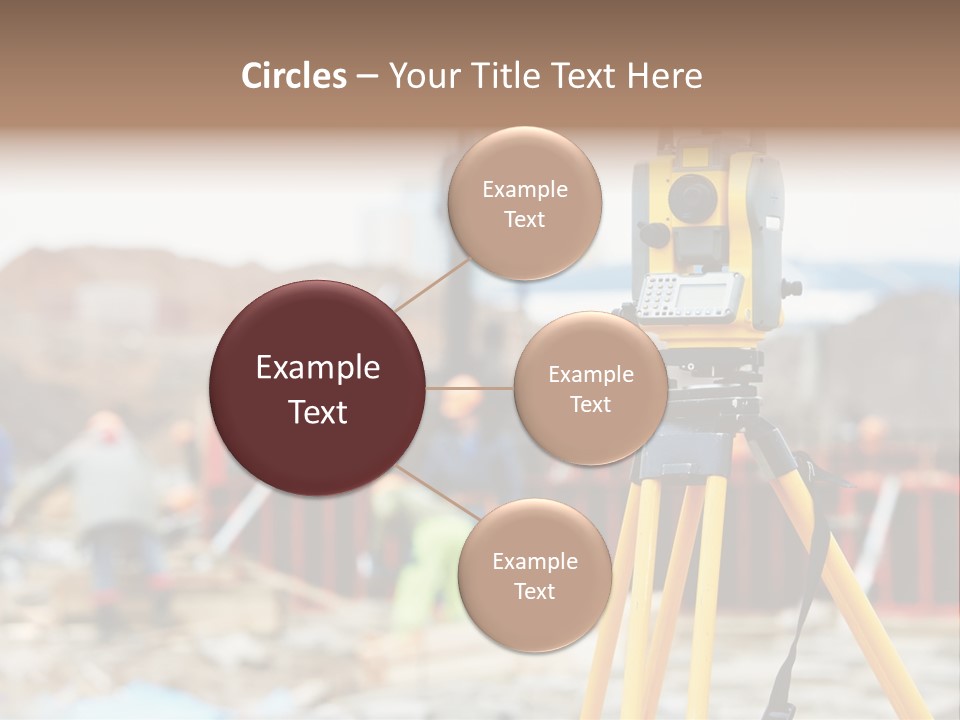 A Yellow Tripod With A Camera On Top Of It PowerPoint Template