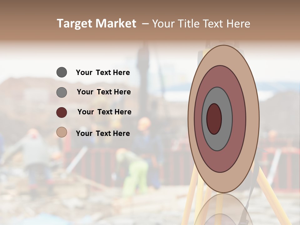 A Yellow Tripod With A Camera On Top Of It PowerPoint Template