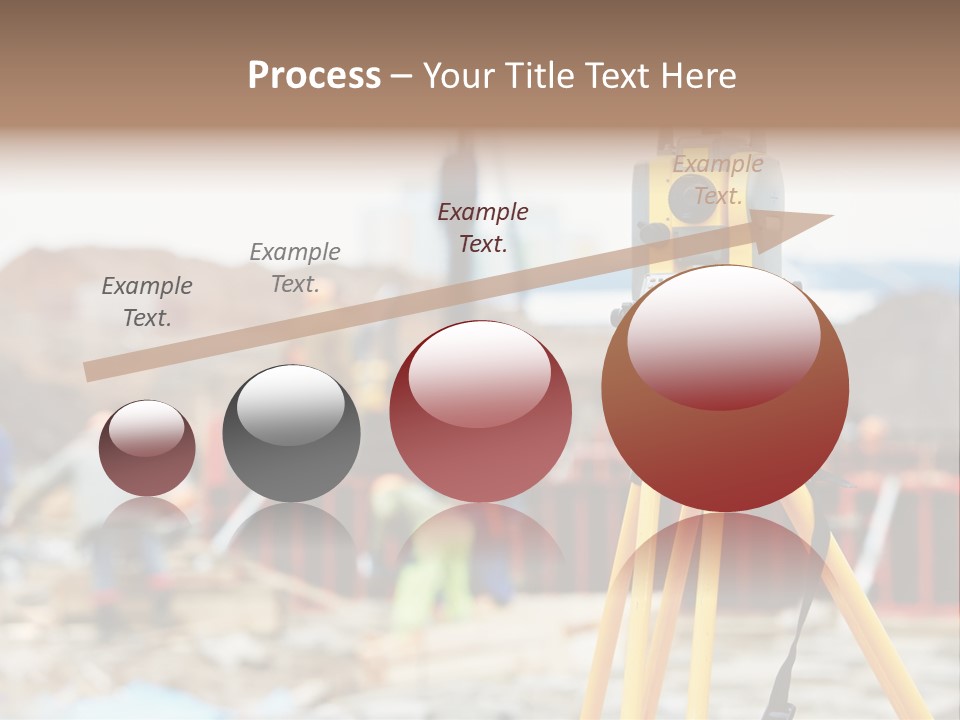 A Yellow Tripod With A Camera On Top Of It PowerPoint Template