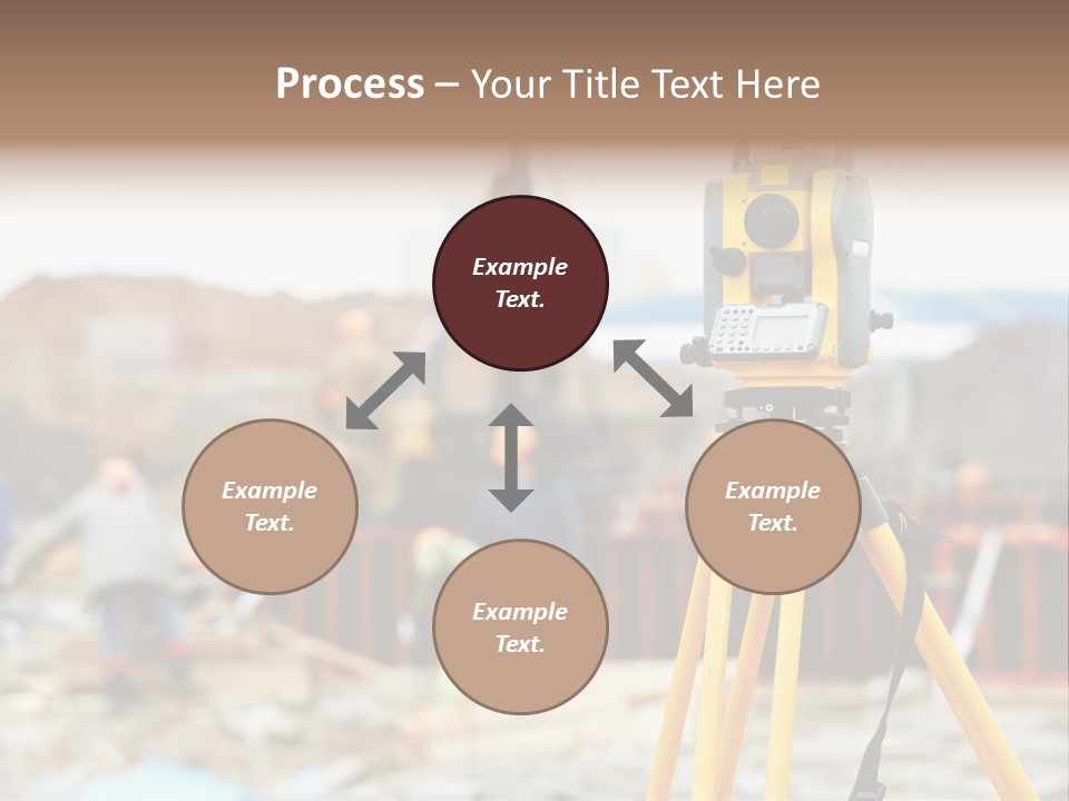 A Yellow Tripod With A Camera On Top Of It PowerPoint Template