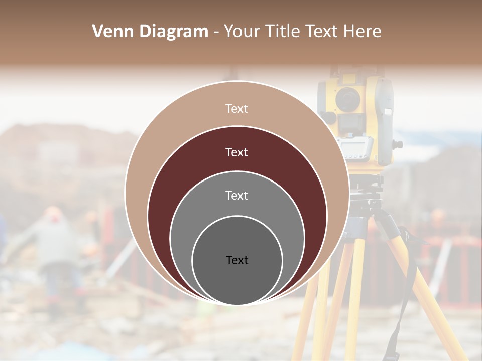 A Yellow Tripod With A Camera On Top Of It PowerPoint Template