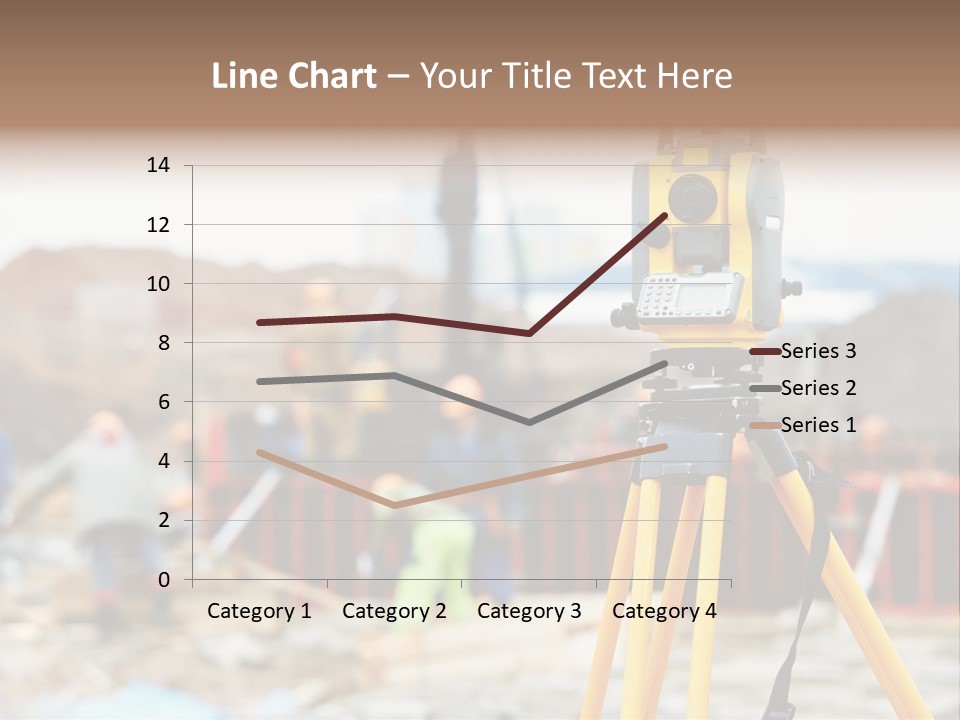 A Yellow Tripod With A Camera On Top Of It PowerPoint Template