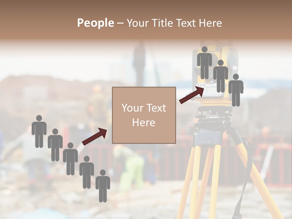 A Yellow Tripod With A Camera On Top Of It PowerPoint Template