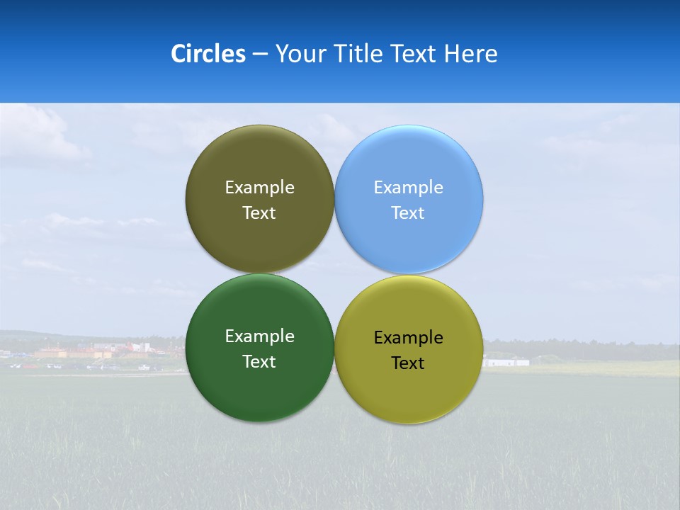 A Drilling Rig In The Middle Of A Field PowerPoint Template
