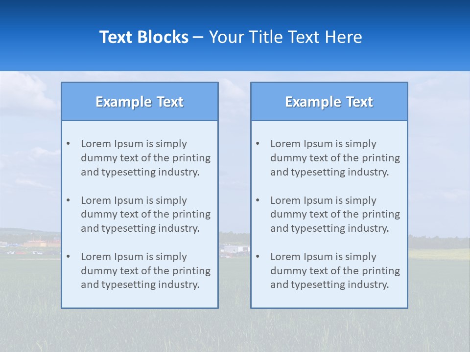 A Drilling Rig In The Middle Of A Field PowerPoint Template