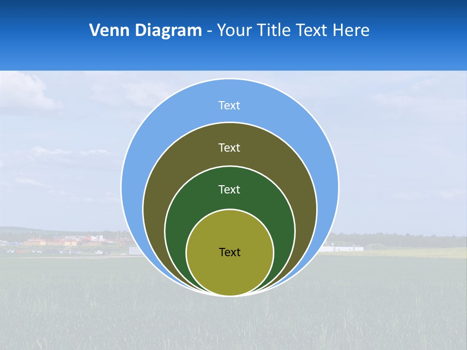 A Drilling Rig In The Middle Of A Field PowerPoint Template