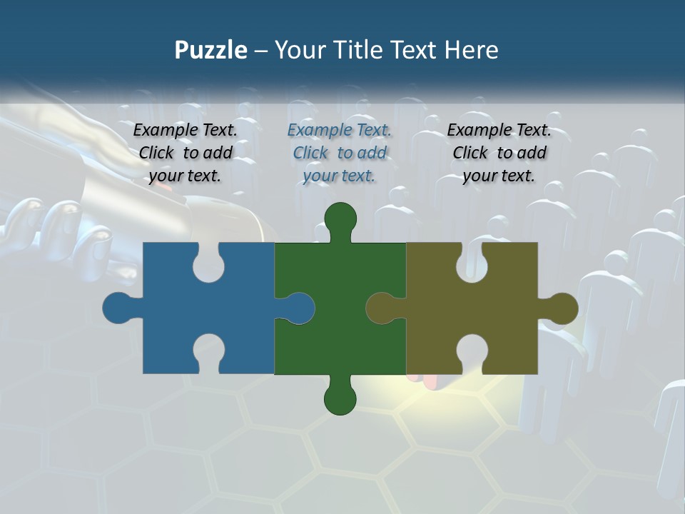 A Person Holding A Light Bulb In Front Of A Group Of People PowerPoint Template