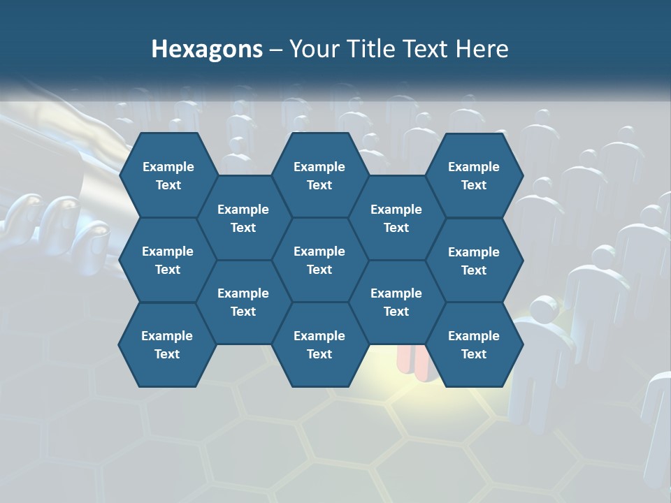 A Person Holding A Light Bulb In Front Of A Group Of People PowerPoint Template