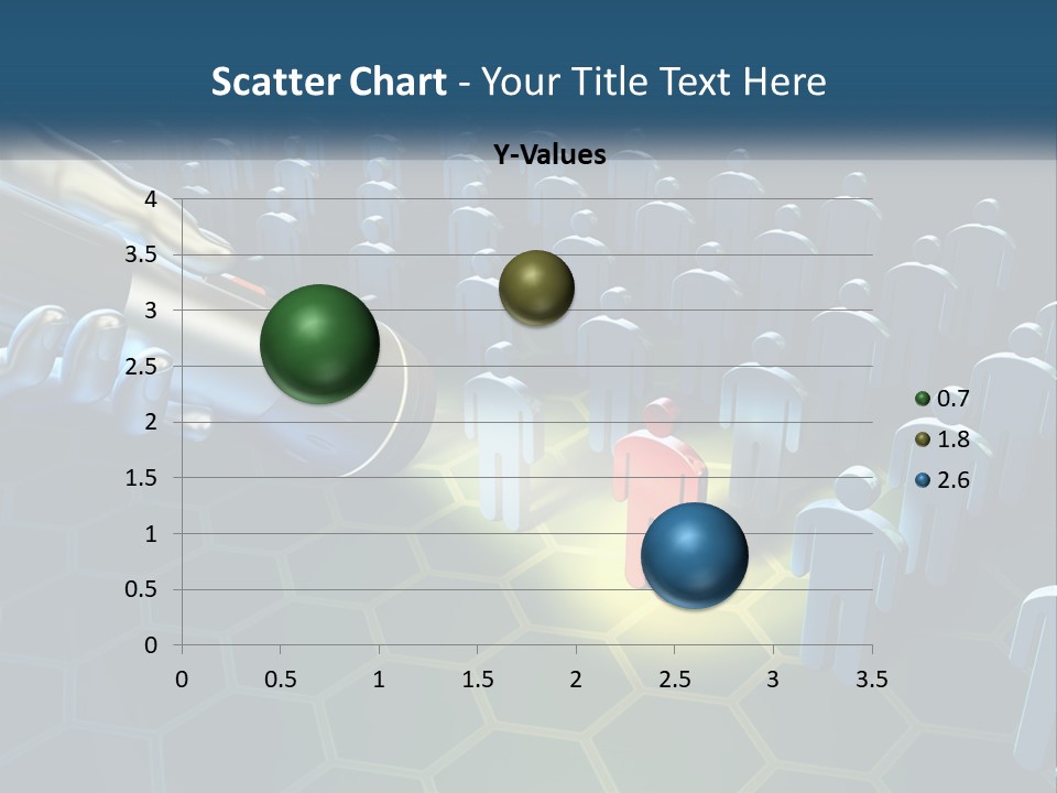 A Person Holding A Light Bulb In Front Of A Group Of People PowerPoint Template