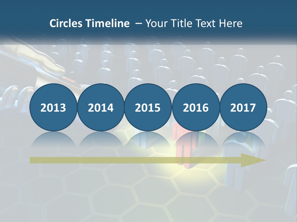 A Person Holding A Light Bulb In Front Of A Group Of People PowerPoint Template