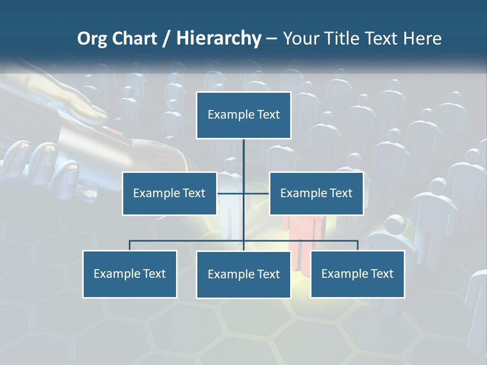A Person Holding A Light Bulb In Front Of A Group Of People PowerPoint Template