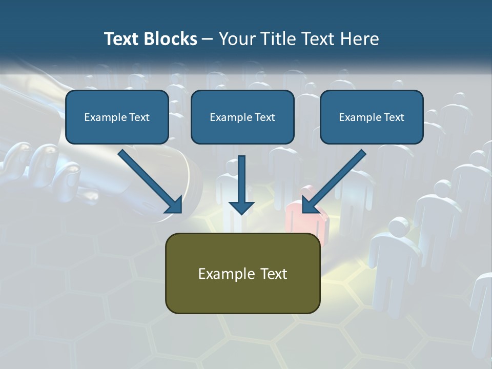 A Person Holding A Light Bulb In Front Of A Group Of People PowerPoint Template