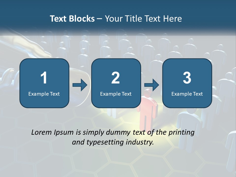 A Person Holding A Light Bulb In Front Of A Group Of People PowerPoint Template