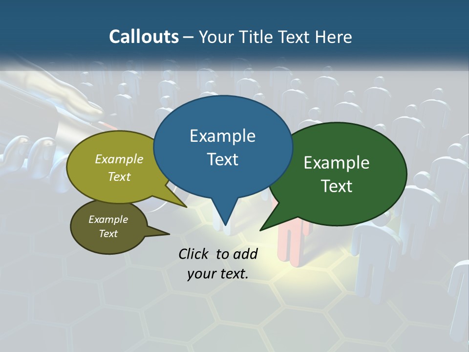 A Person Holding A Light Bulb In Front Of A Group Of People PowerPoint Template