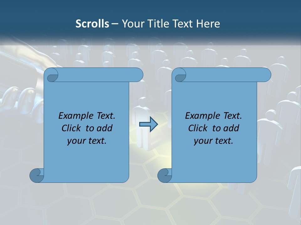 A Person Holding A Light Bulb In Front Of A Group Of People PowerPoint Template