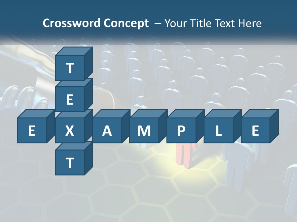 A Person Holding A Light Bulb In Front Of A Group Of People PowerPoint Template