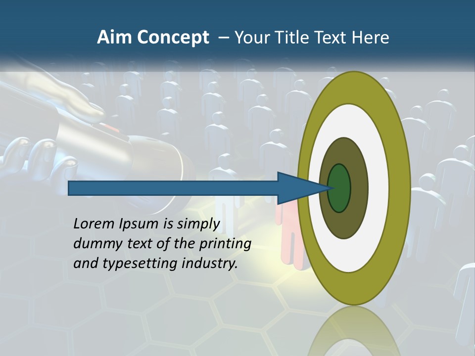 A Person Holding A Light Bulb In Front Of A Group Of People PowerPoint Template