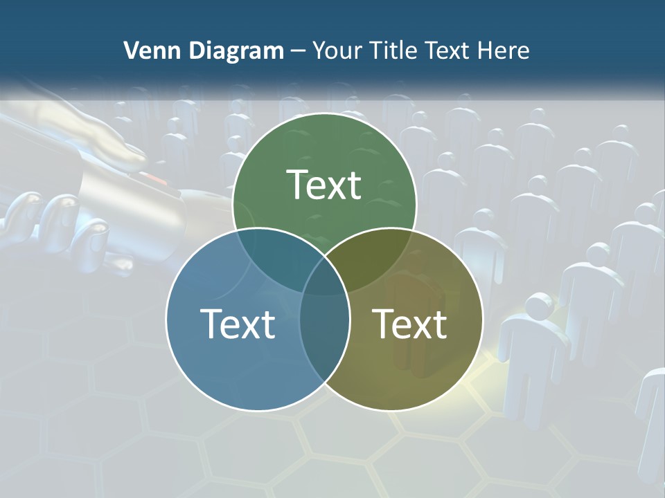 A Person Holding A Light Bulb In Front Of A Group Of People PowerPoint Template
