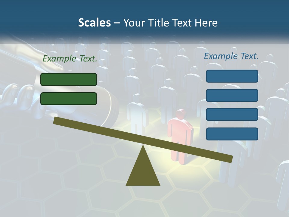 A Person Holding A Light Bulb In Front Of A Group Of People PowerPoint Template