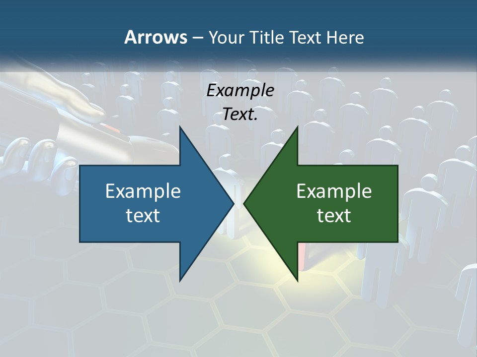 A Person Holding A Light Bulb In Front Of A Group Of People PowerPoint Template