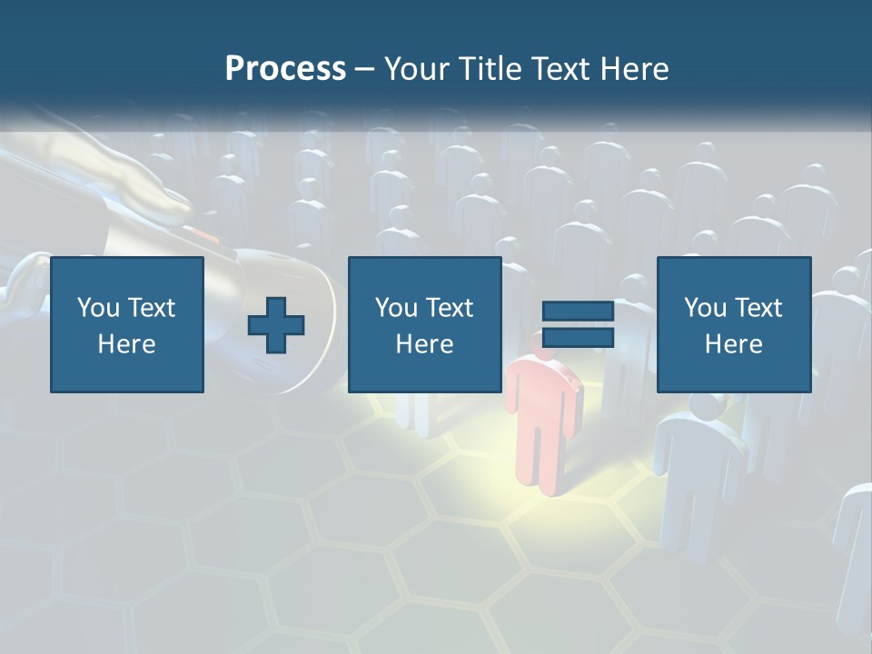 A Person Holding A Light Bulb In Front Of A Group Of People PowerPoint Template
