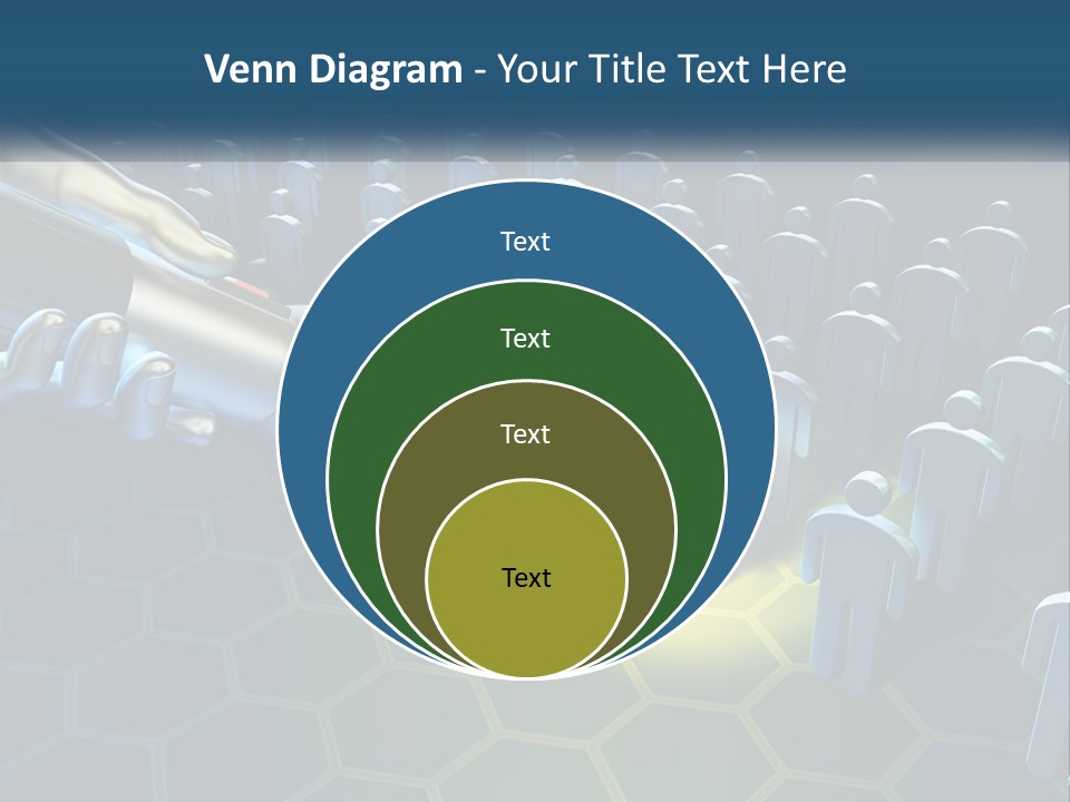 A Person Holding A Light Bulb In Front Of A Group Of People PowerPoint Template
