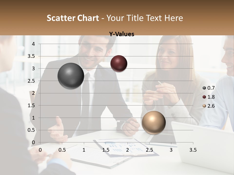 A Group Of People Sitting Around A Table Talking PowerPoint Template