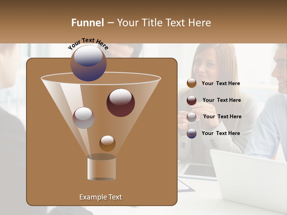 A Group Of People Sitting Around A Table Talking PowerPoint Template