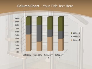 A Spiral Staircase In A Building With A Brown Background PowerPoint Template