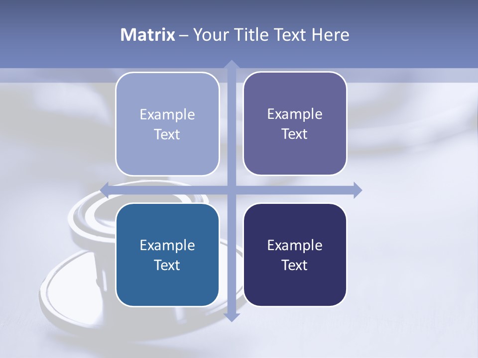 A Medical Powerpoint Presentation With A Stethoscope PowerPoint Template