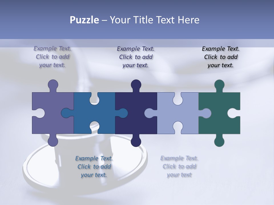 A Medical Powerpoint Presentation With A Stethoscope PowerPoint Template