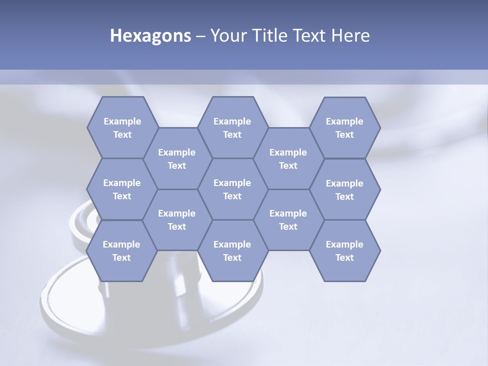 A Medical Powerpoint Presentation With A Stethoscope PowerPoint Template