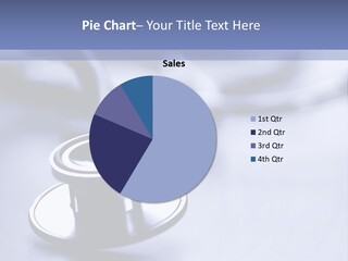 A Medical Powerpoint Presentation With A Stethoscope PowerPoint Template
