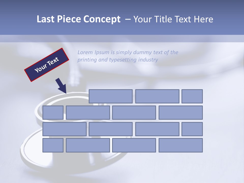 A Medical Powerpoint Presentation With A Stethoscope PowerPoint Template
