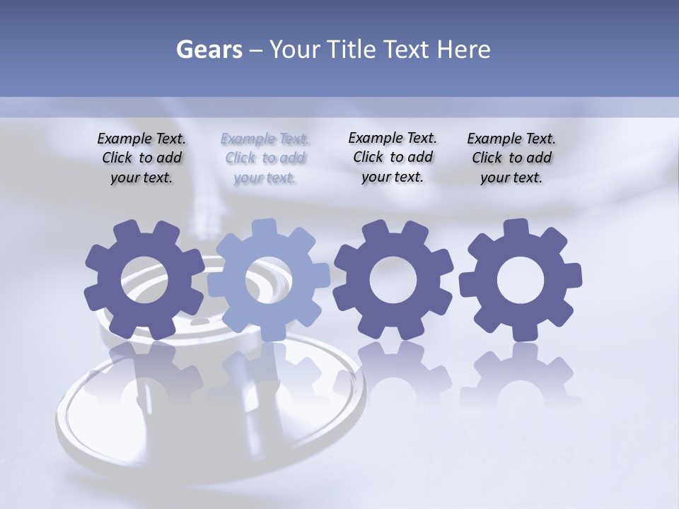 A Medical Powerpoint Presentation With A Stethoscope PowerPoint Template