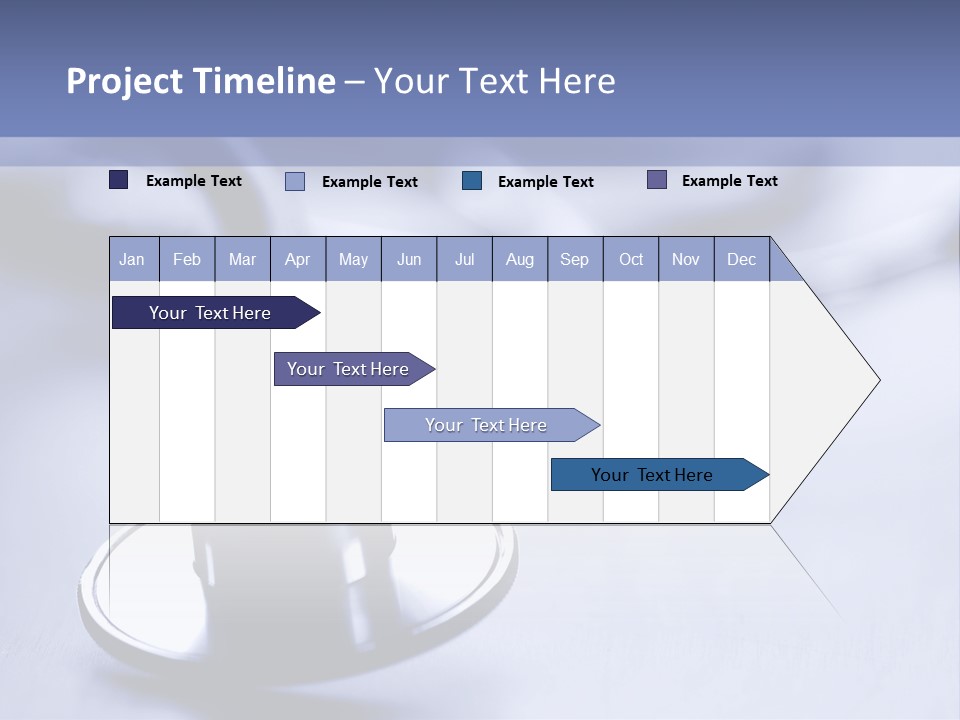 A Medical Powerpoint Presentation With A Stethoscope PowerPoint Template
