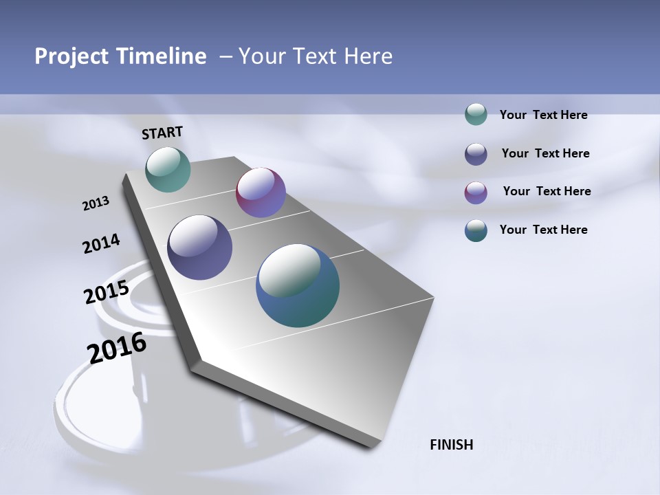 A Medical Powerpoint Presentation With A Stethoscope PowerPoint Template