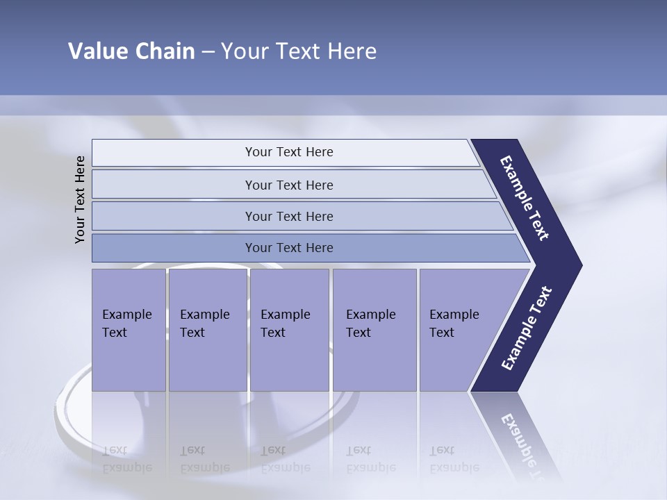 A Medical Powerpoint Presentation With A Stethoscope PowerPoint Template