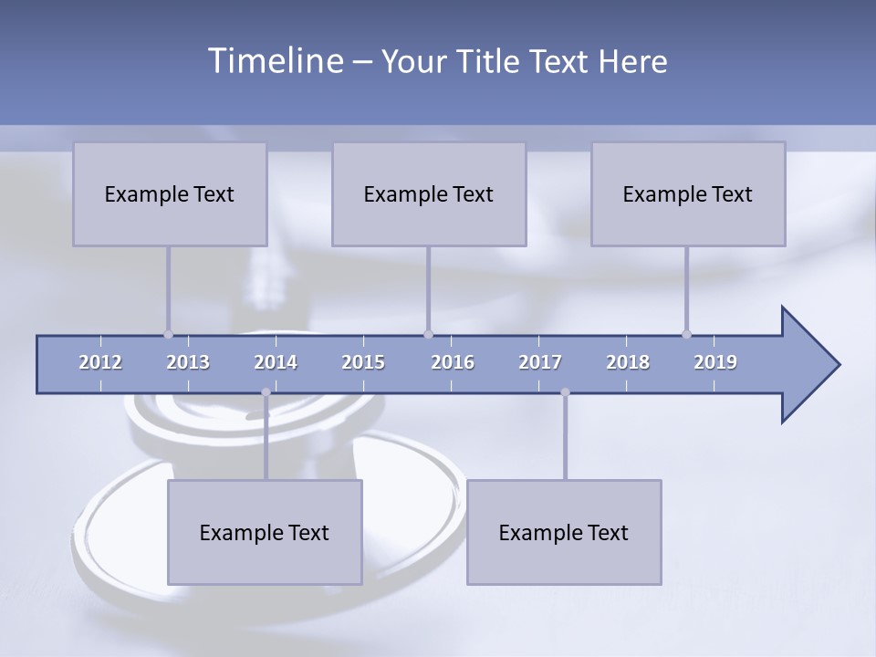 A Medical Powerpoint Presentation With A Stethoscope PowerPoint Template
