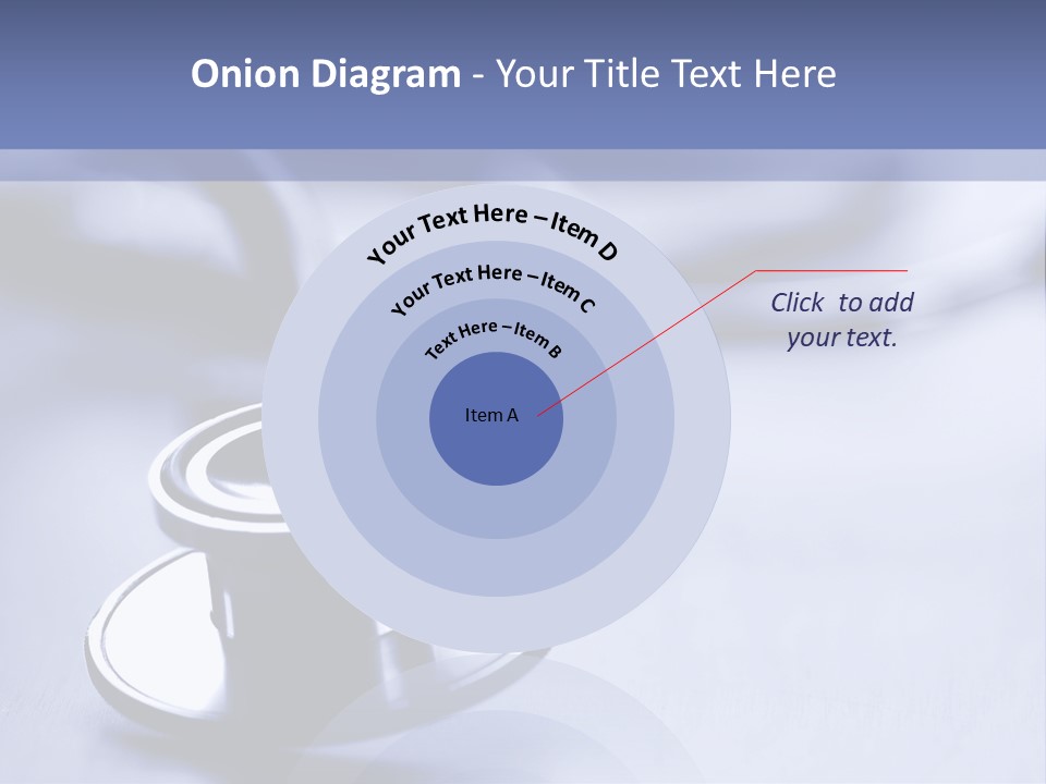 A Medical Powerpoint Presentation With A Stethoscope PowerPoint Template